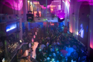 Main Floor: DJ Geometrix spinning Hip Hop, Top 40