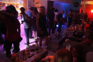 The exclusive Mezzanine level overlooking the Main Floor
