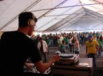 DJ Mark Maskell performing live on the turntables at Shamrockfest 2007 at RFK Stadium