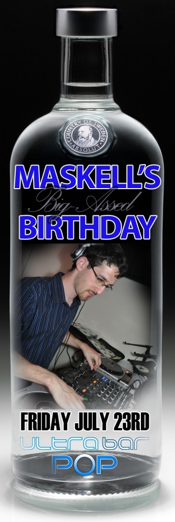 DJ Maskell birthday pop at ultrabar nightclub washington dc